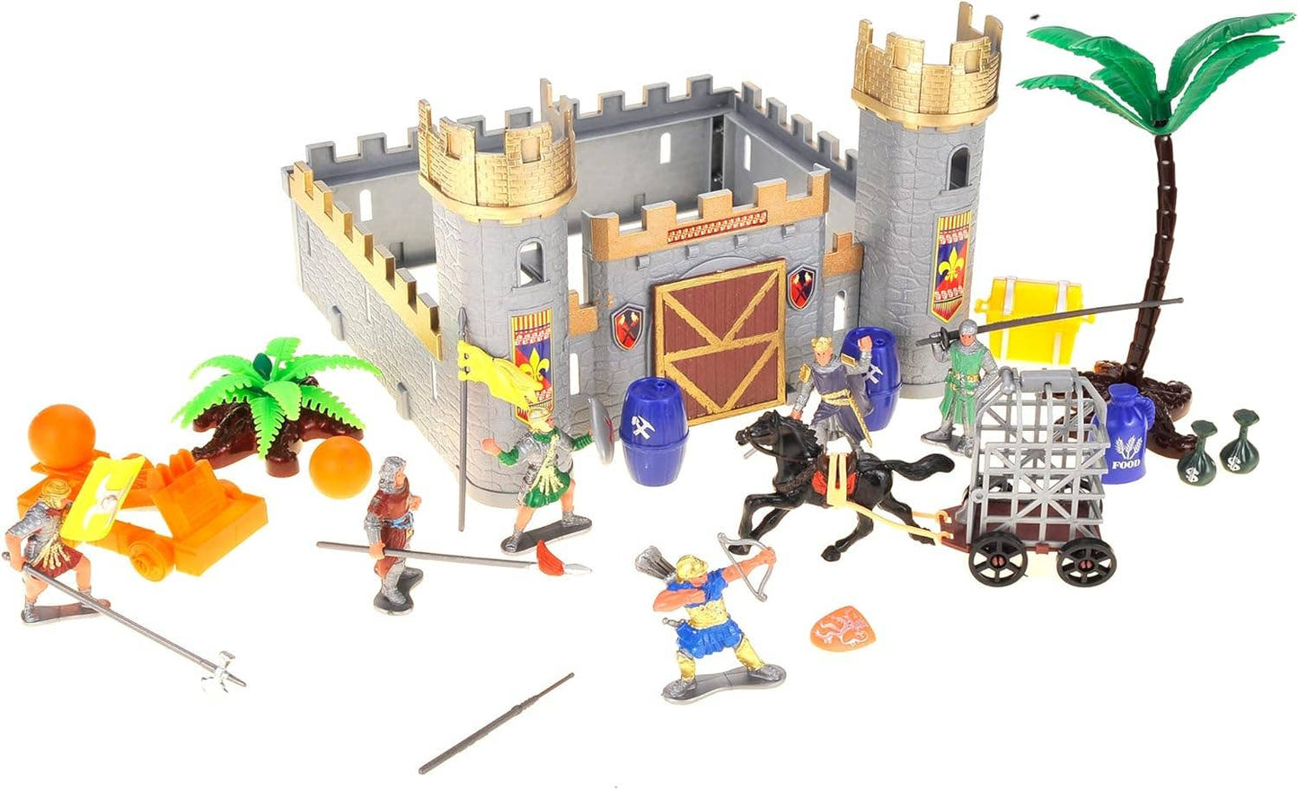 Medieval Castle Knight Action Figure Toy Army Playset