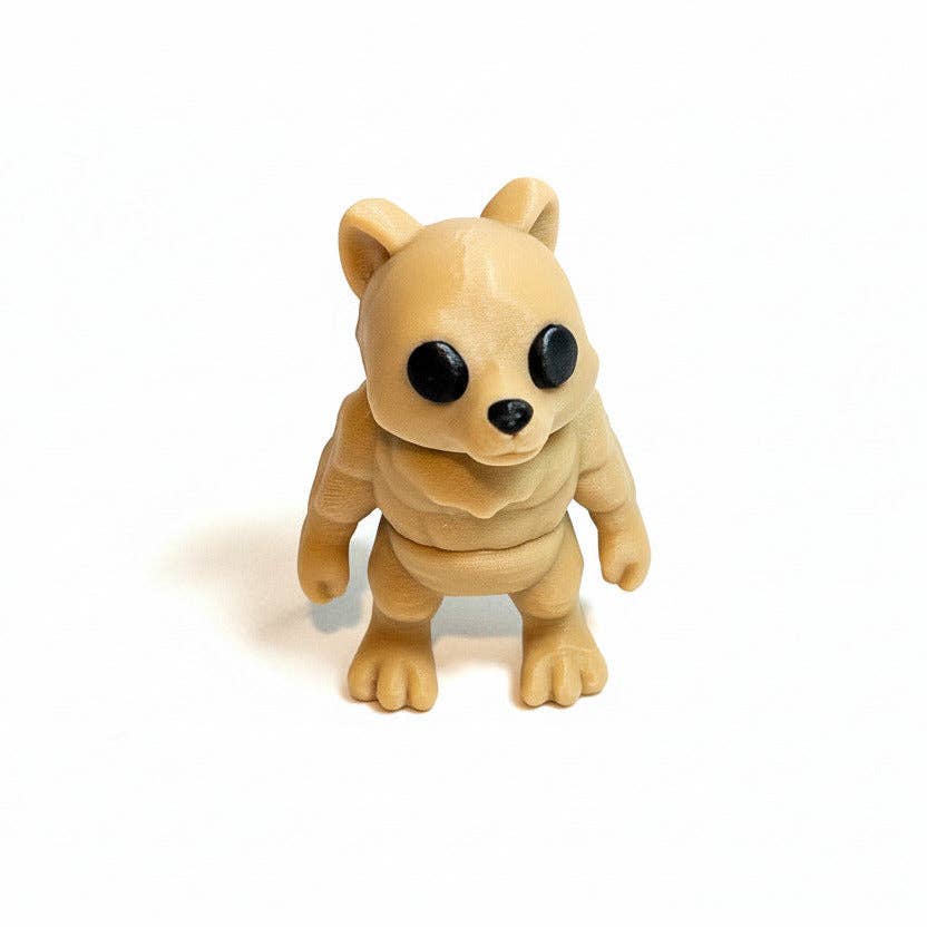 Werewolf • Mini 3D Printed Articulated Animal • Flexi Animals • Halloween • Pocket Pets • Pocket Pals • Desk Pets [2025]*