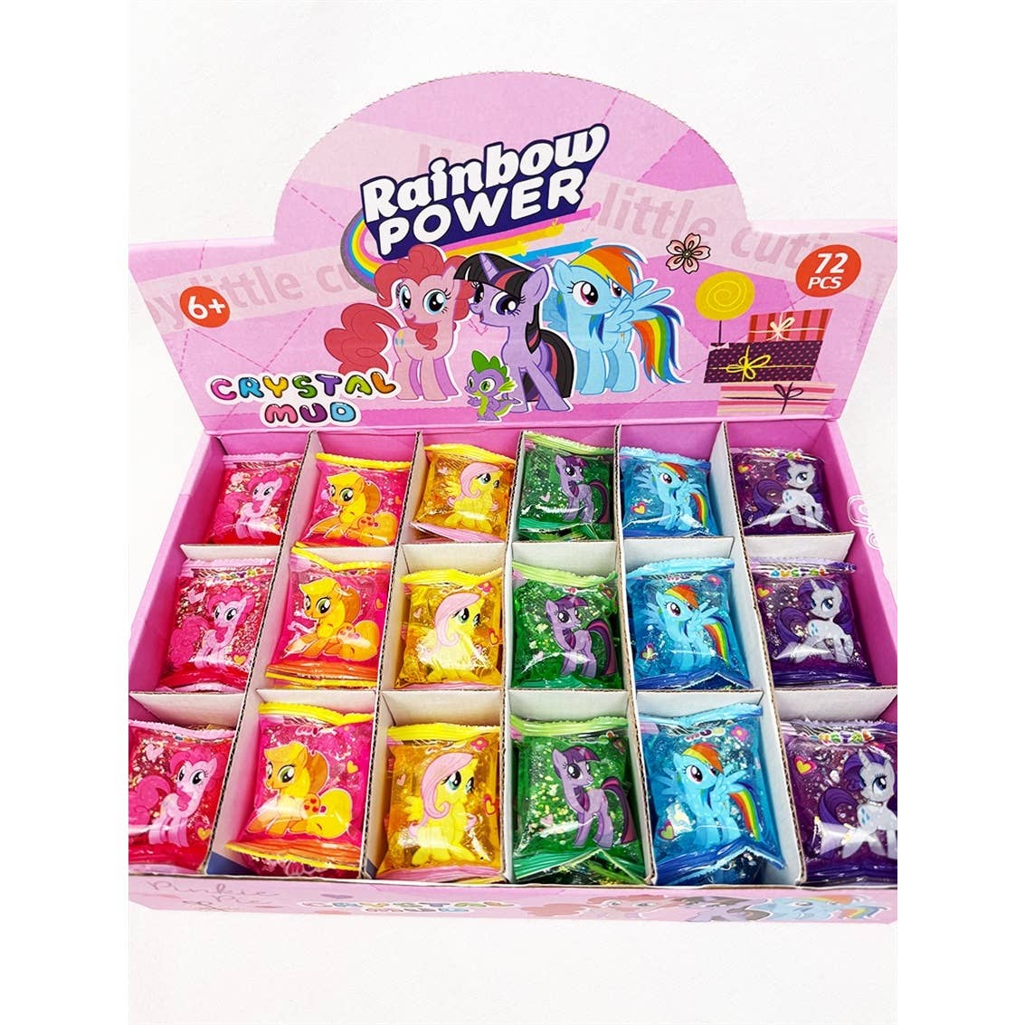 Rainbow Power Pocket Size Crystal Mud Slime