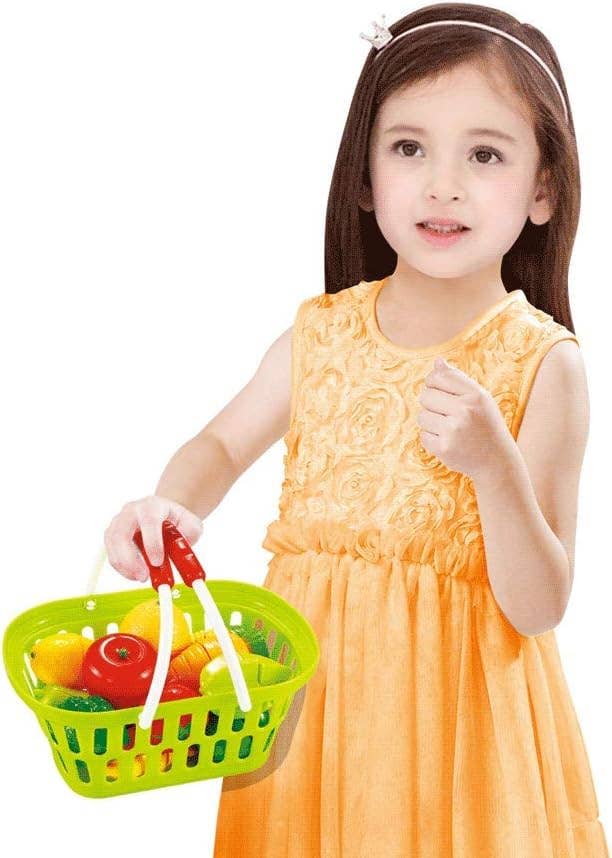 Pretend Play Food Vegetable Basket