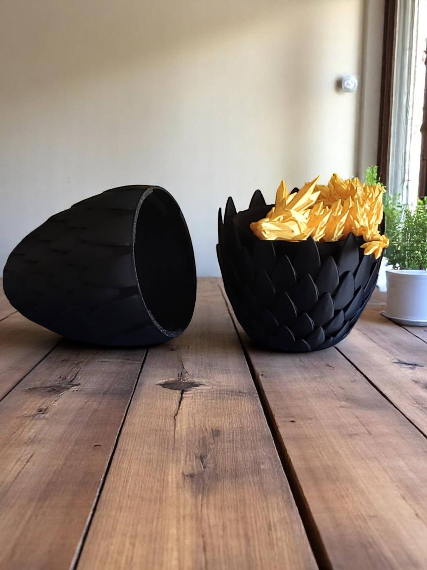 3D Printed 12" Dragon and 6" Egg