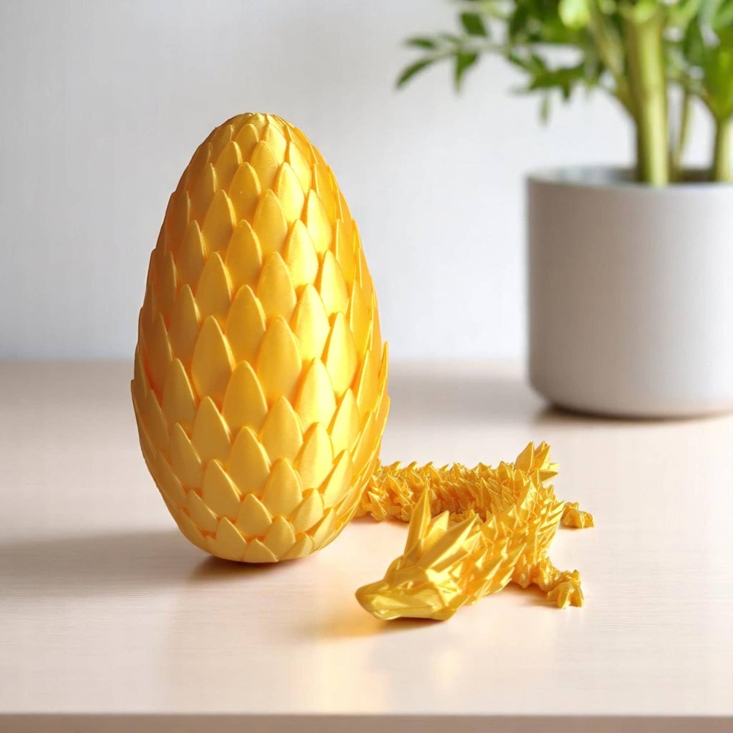 3D Printed 12" Dragon and 6" Egg