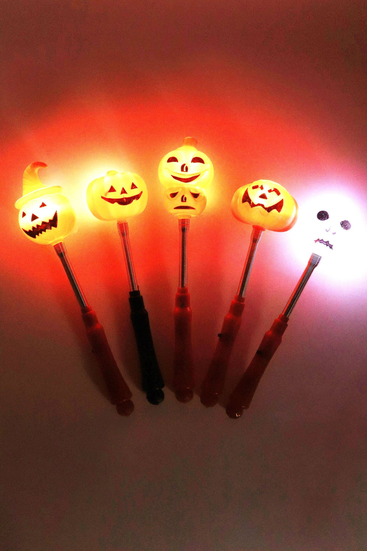 Halloween Head Dangle Spring Led Light Wand