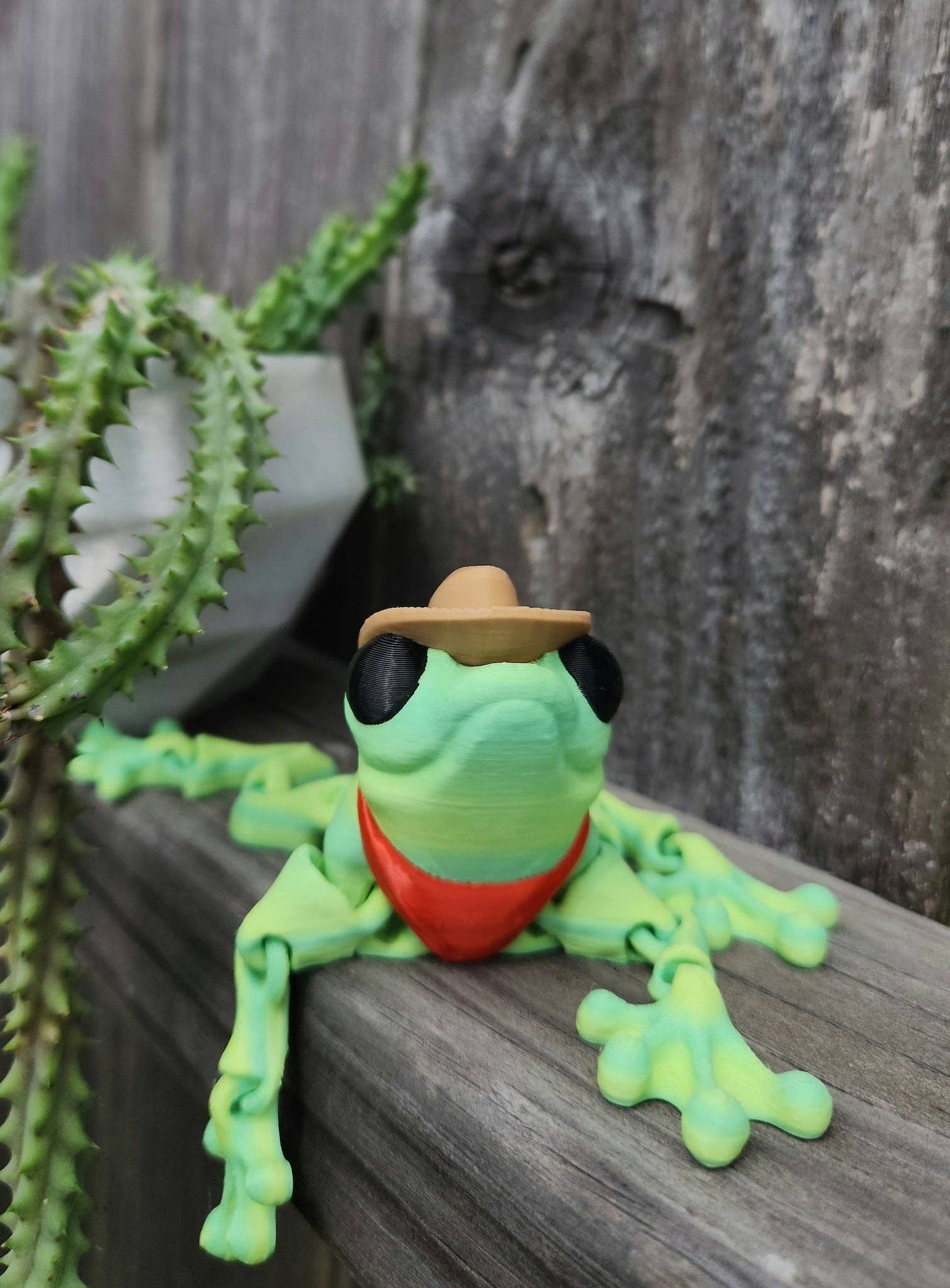 Cowfrog- Rodeo Ready Cowboy Frog Fidget