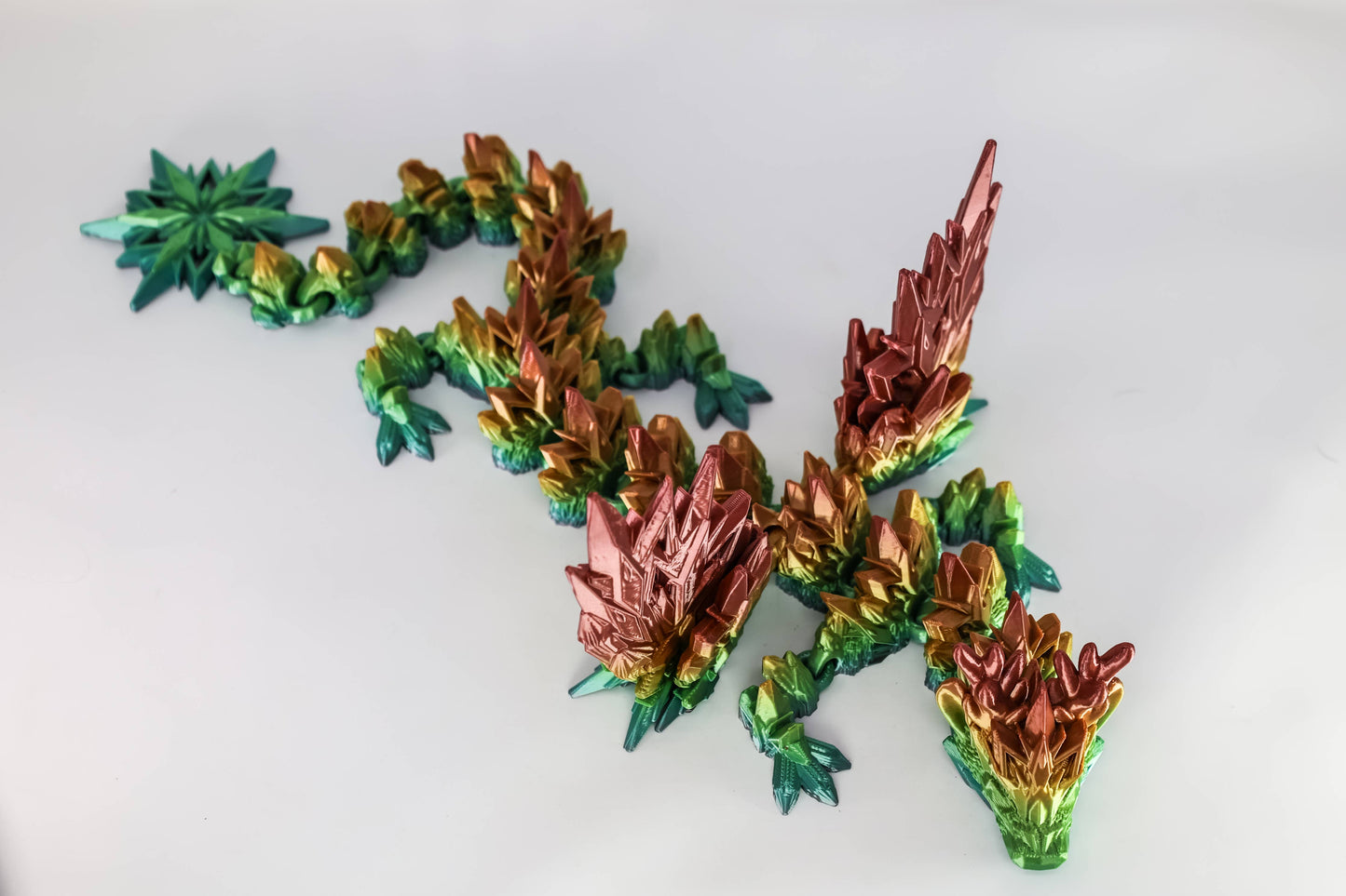 Large 3D Printed Dragons with Wings – Assorted Colors