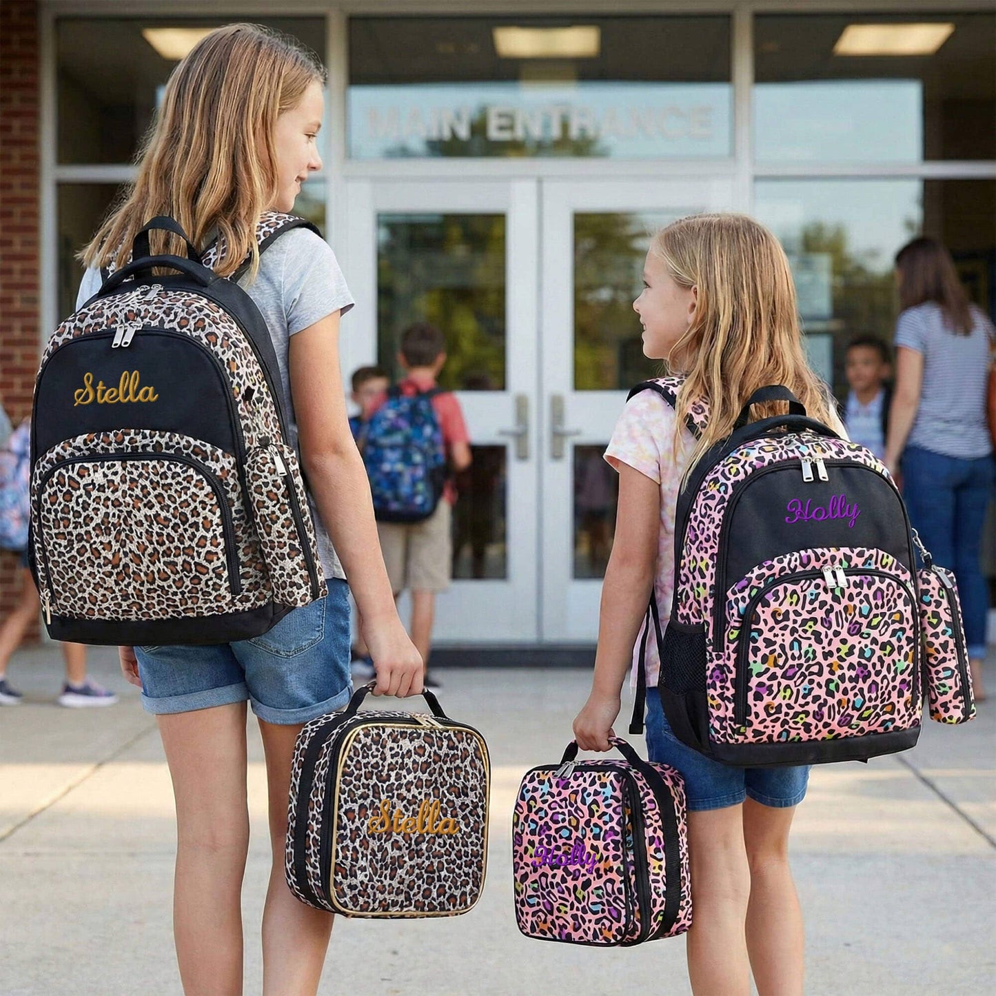 K503 | INSULATED LUNCH BAG - LEOPARD