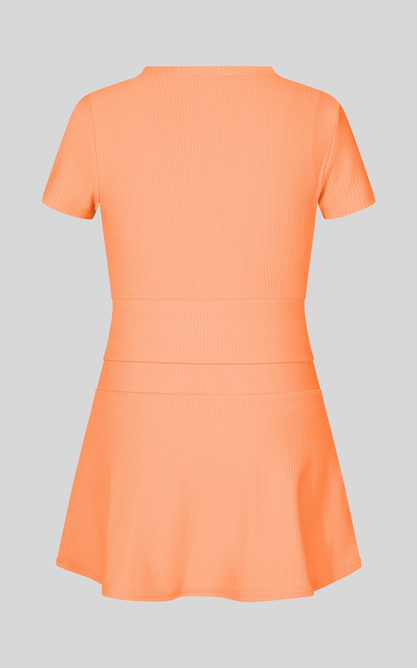 Little Girl Rib Marie Crossover Top and Skort Set
