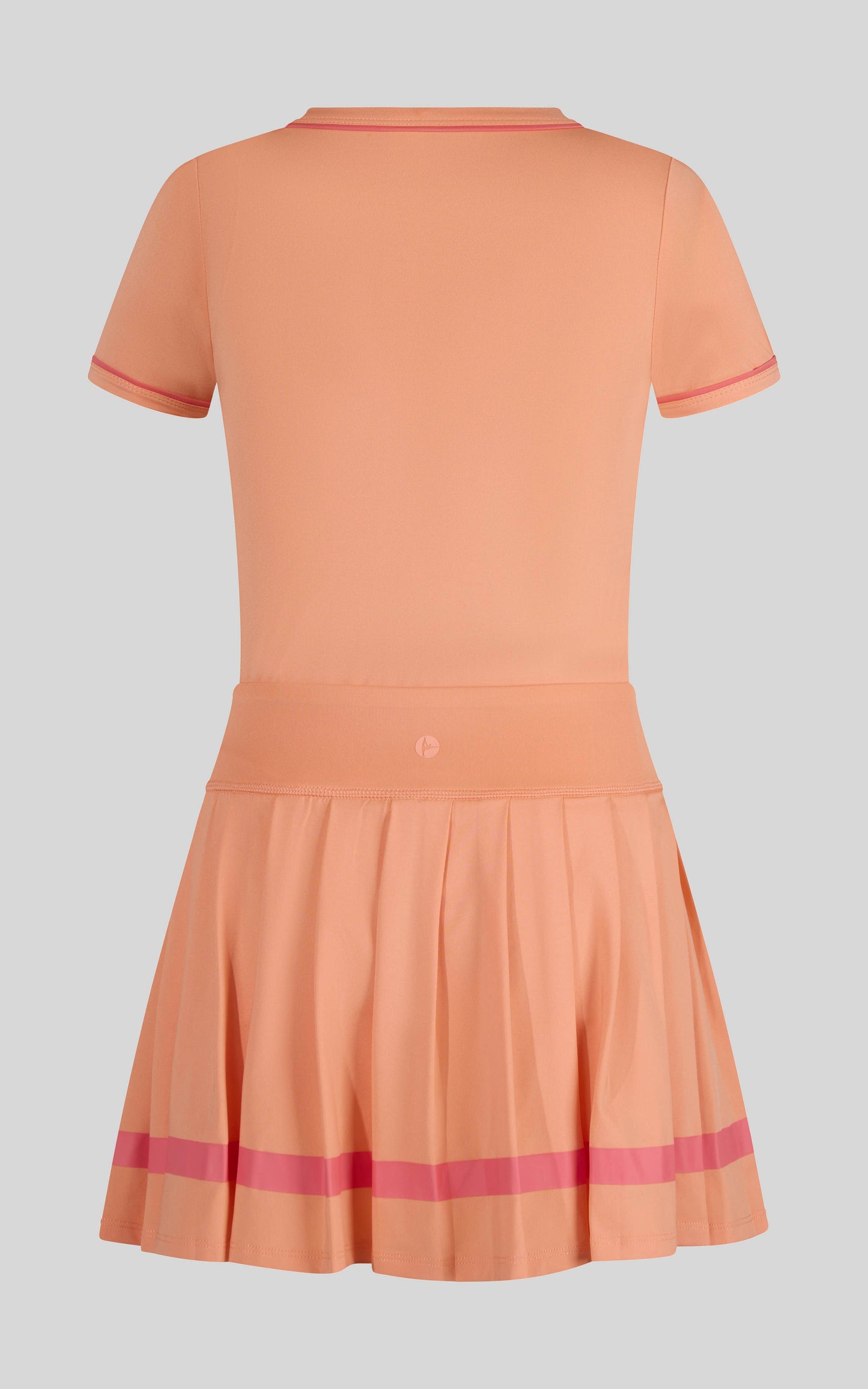 Little Girls Short sleeve and Pleated Skirt with Inner Short