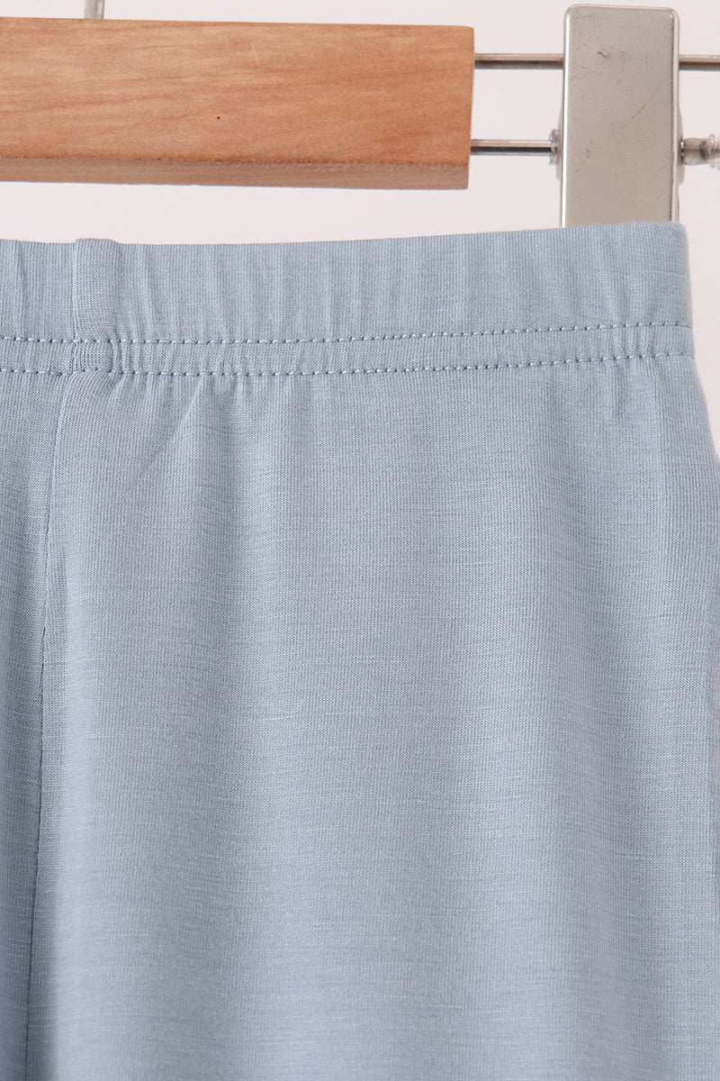 Blue bamboo pajama set – view 4
