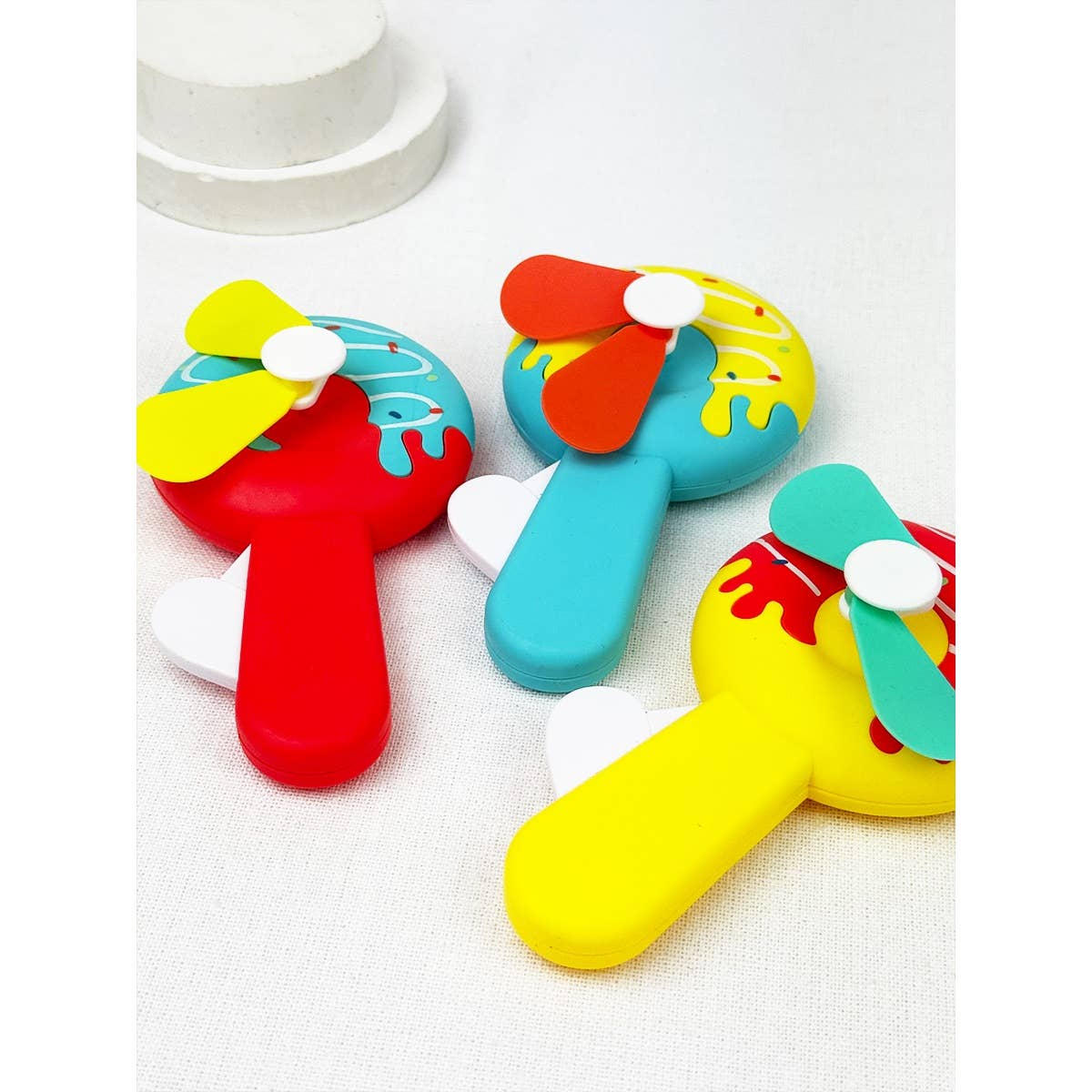 Assorted Donut Hand Pressure Fan