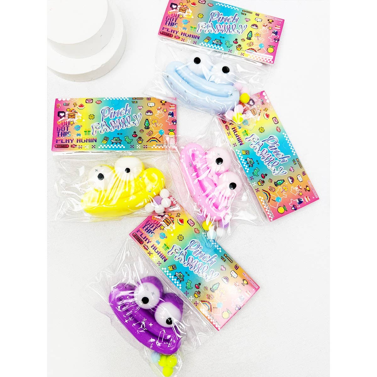 Froggy Face Pinch Squishy Toy