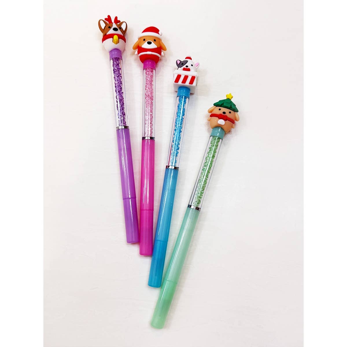Christmas Theme Gem Ball Point Pen