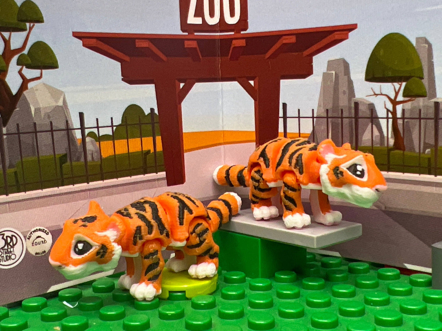 Tiger - Fidget Friend - Includes Play Scene