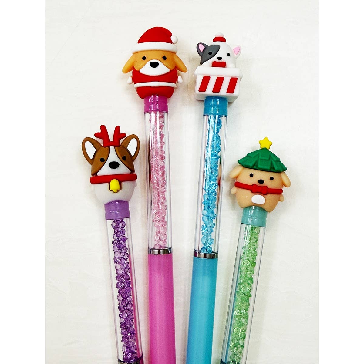 Christmas Theme Gem Ball Point Pen