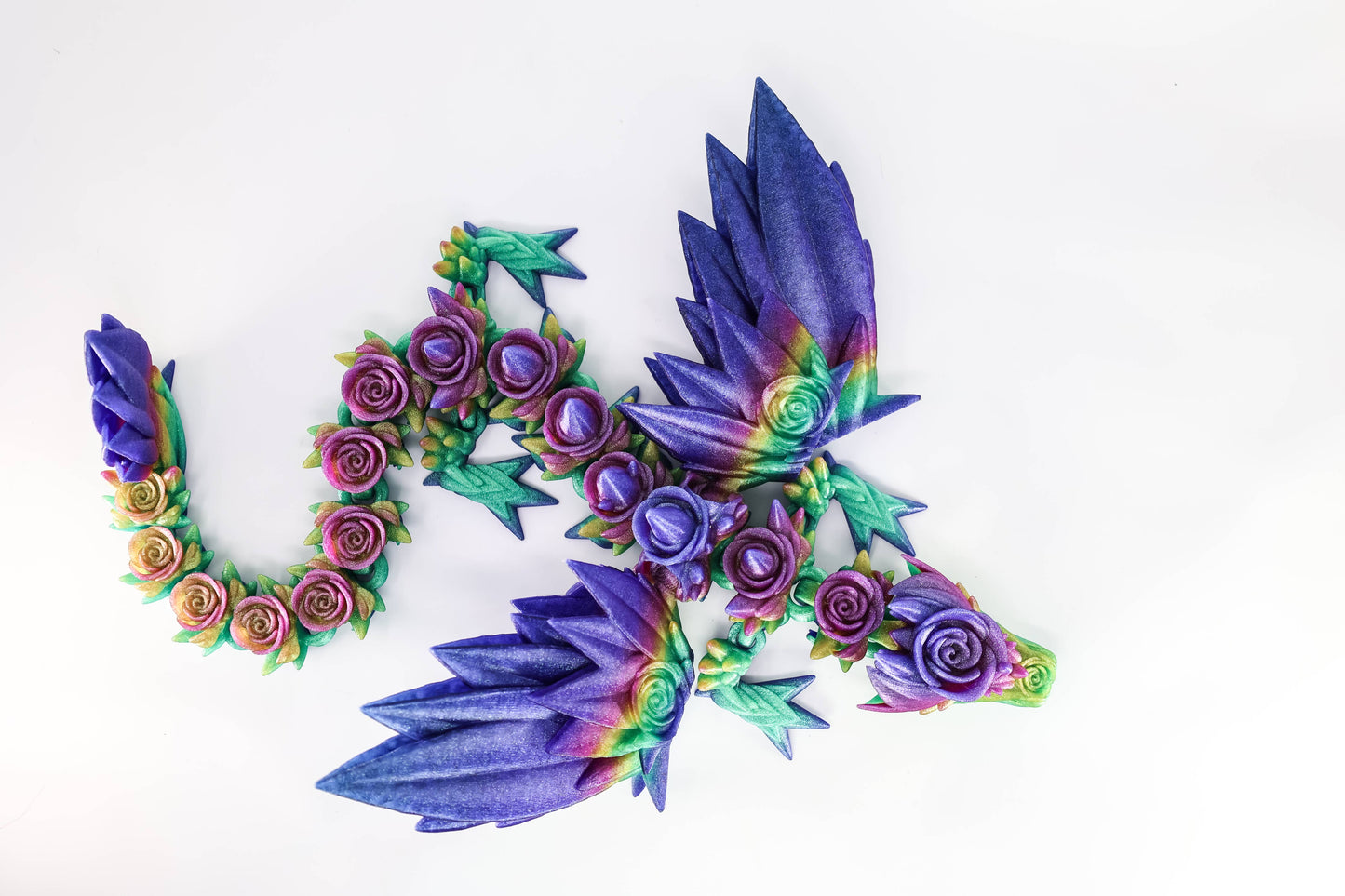 Large 3D Printed Dragons with Wings – Assorted Colors