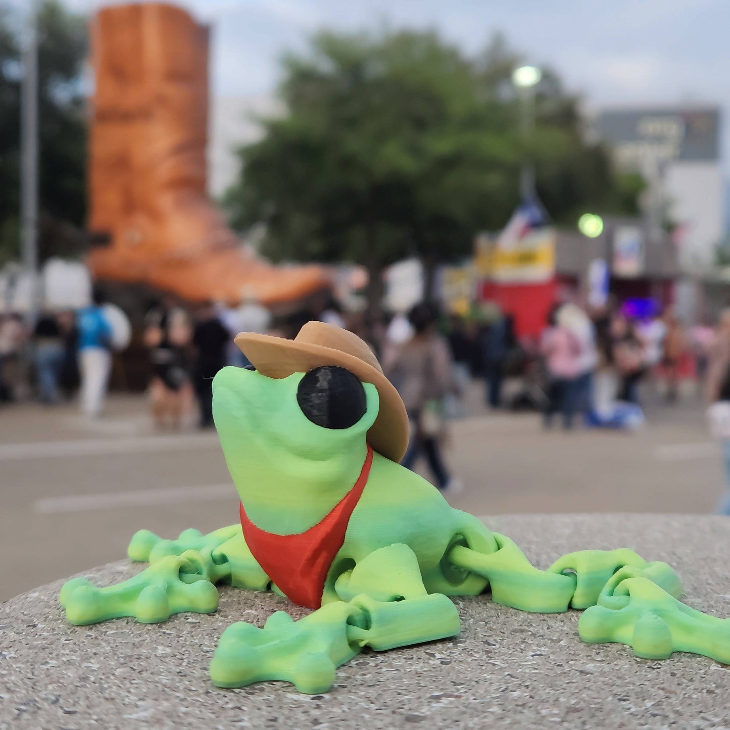 Cowfrog- Rodeo Ready Cowboy Frog Fidget