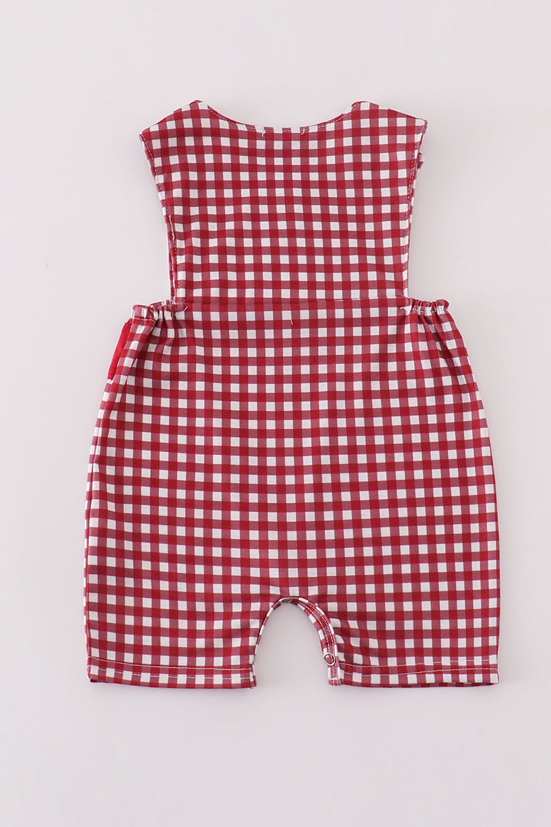 Alabama embroidery boy gingham jonjon