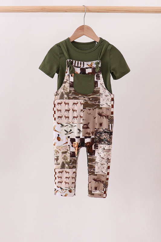 Forest Hunting bamboo 2pc set