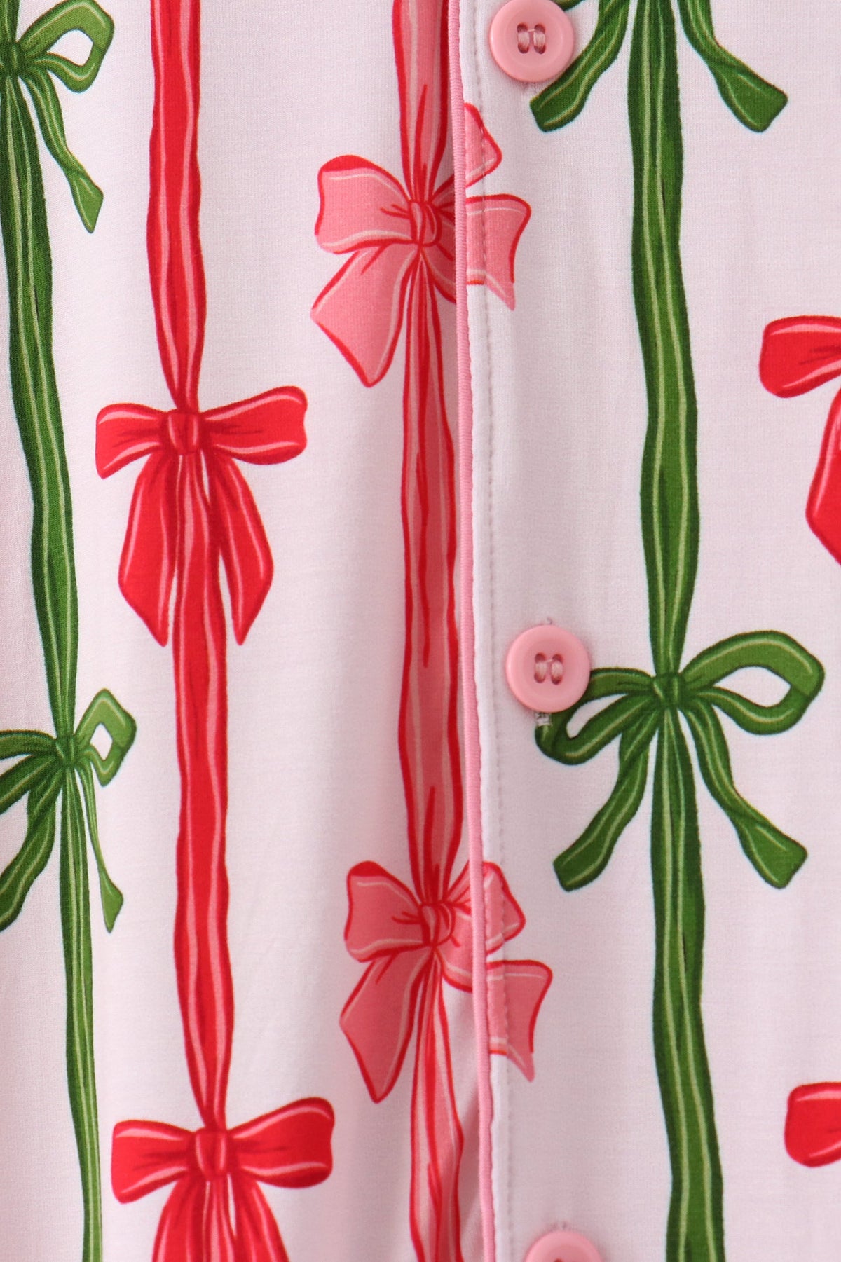Pink Bow Bamboo Mom Dress