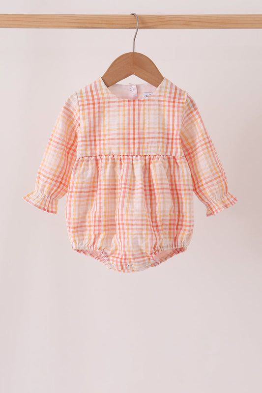 Pink plaid bubble