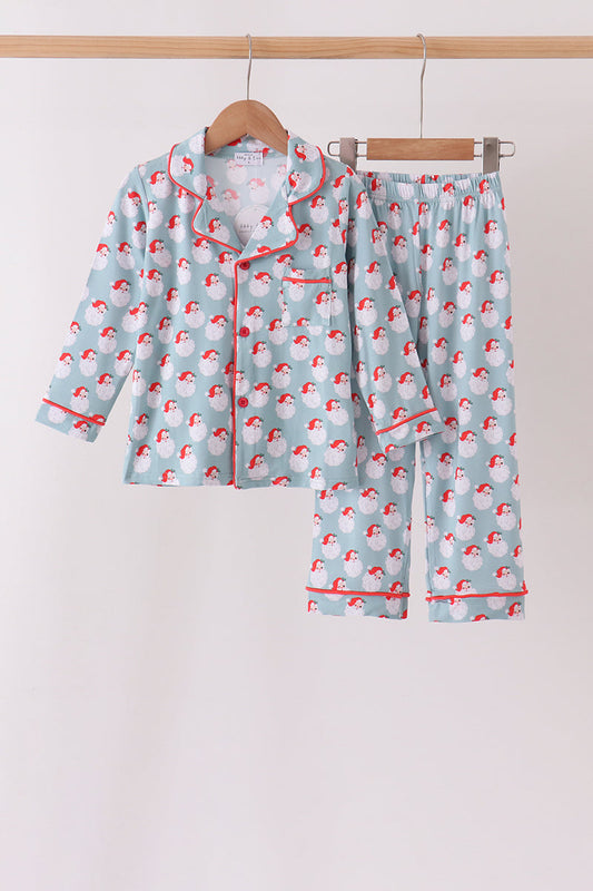 Sage santa claus bamboo pants set