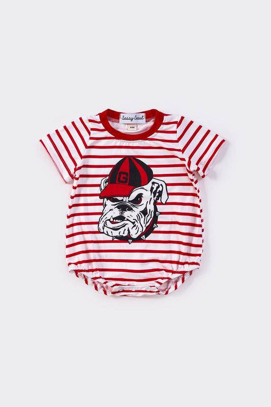 Georgia print boy stripe bubble