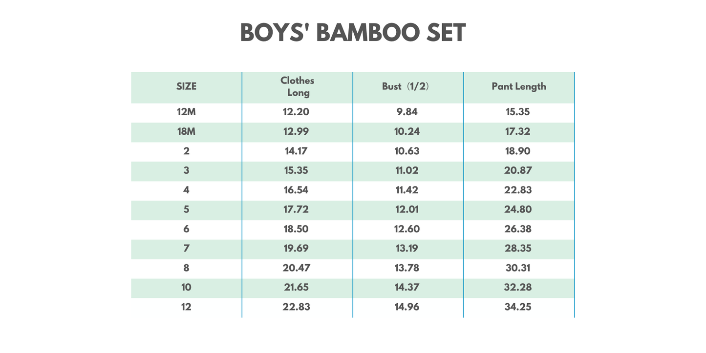 Forest Hunting Bamboo Pocket Pajama set