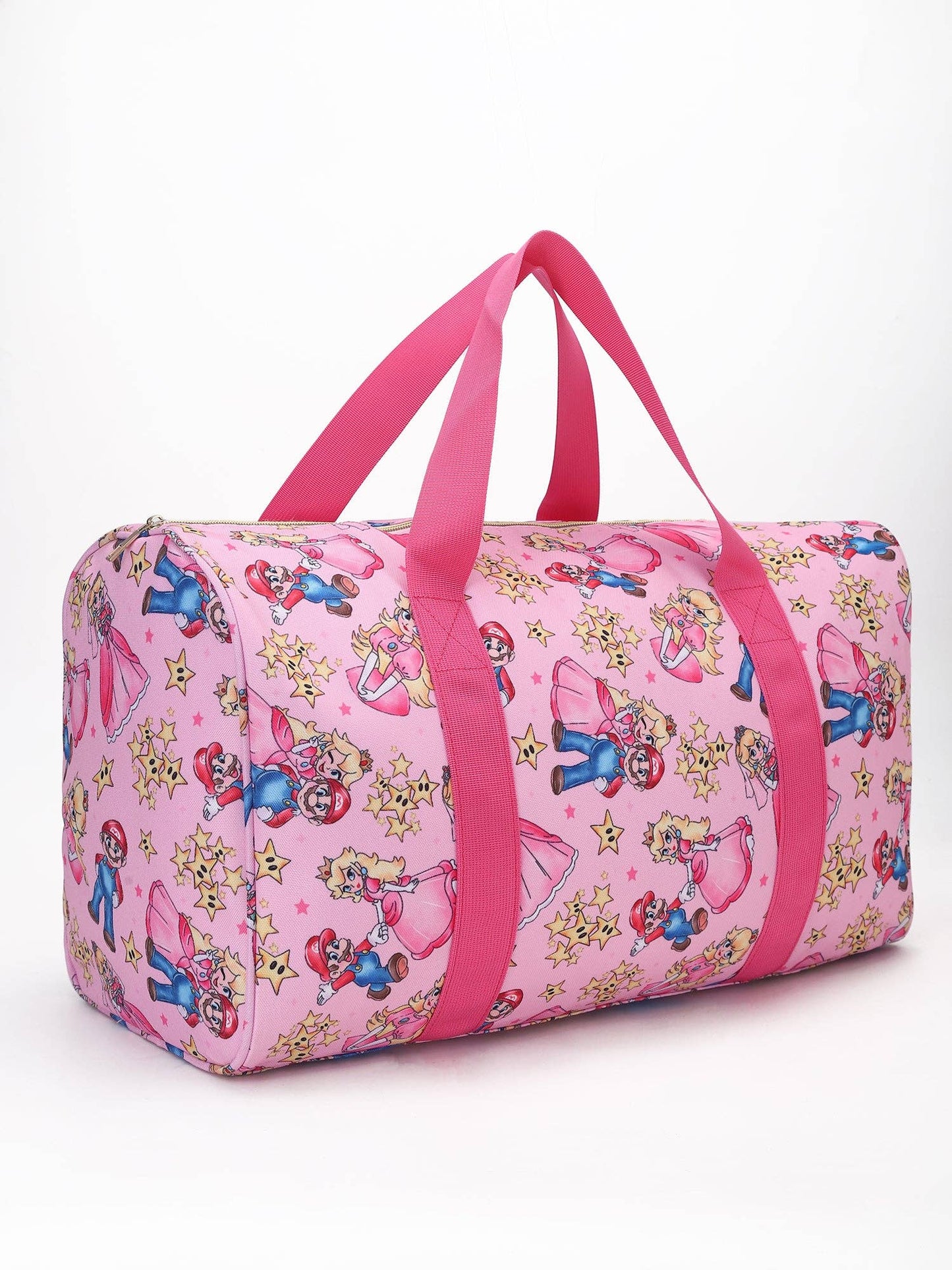 Pink Stars Princess Girls Duffel Bag