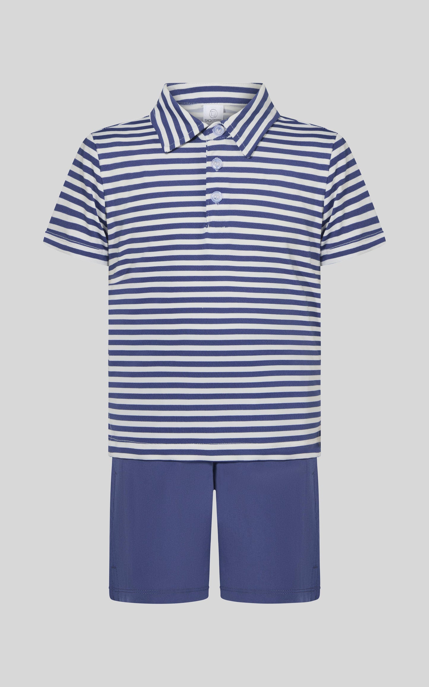 Little Boys Performance Short Sleeve Polo Shirt and Shorts