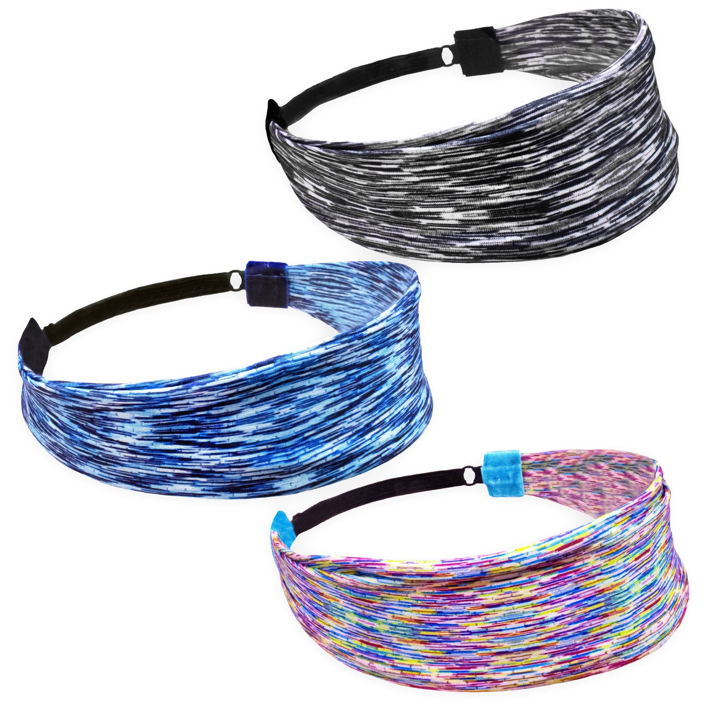 Adjustable No Slip Mesh Sport Headbands - Athletic Hair Band