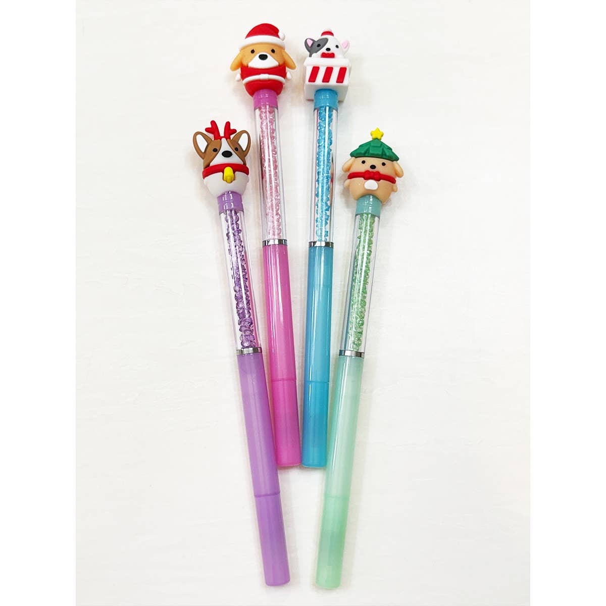 Christmas Theme Gem Ball Point Pen