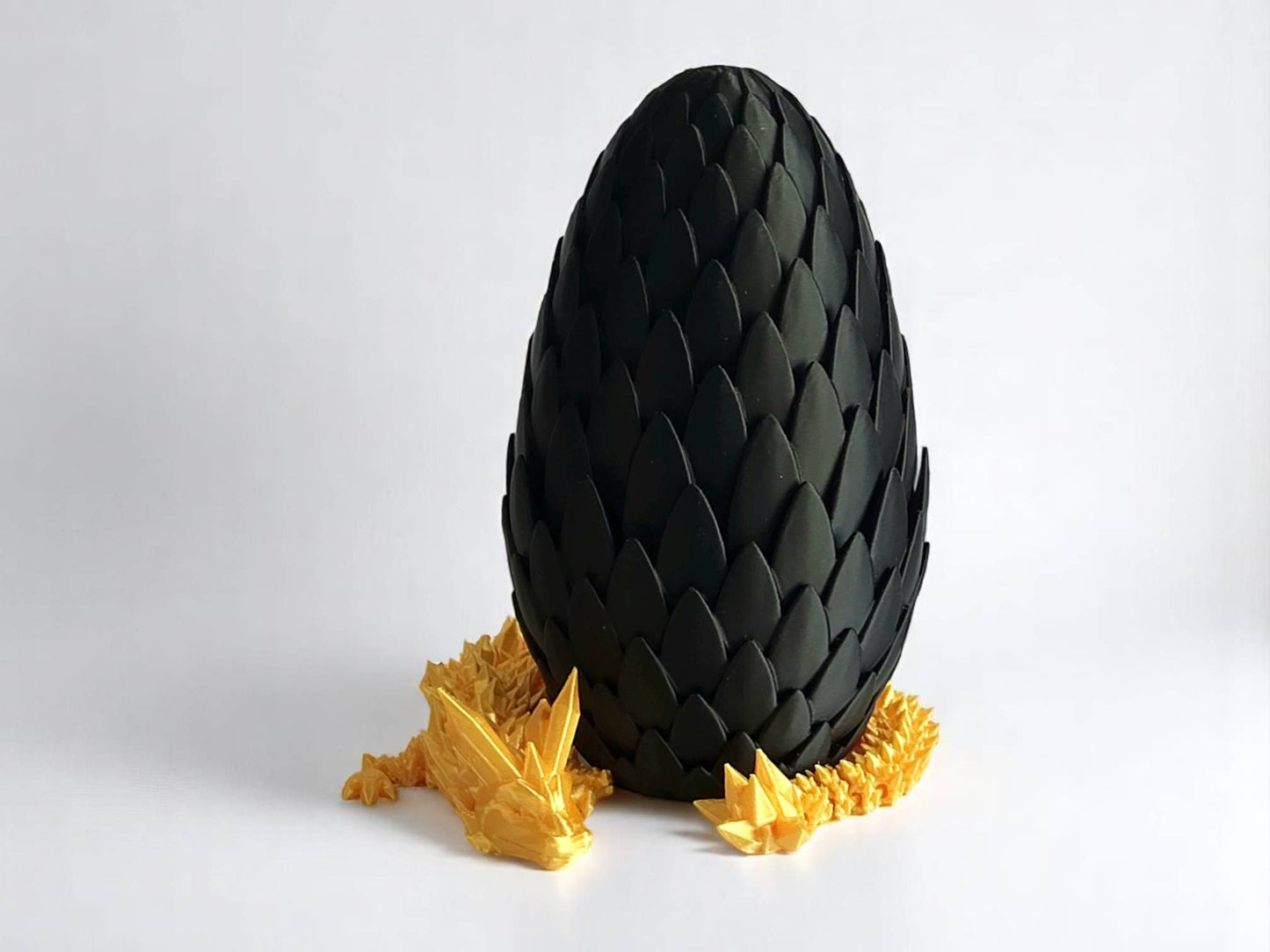 3D Printed 12" Dragon and 6" Egg
