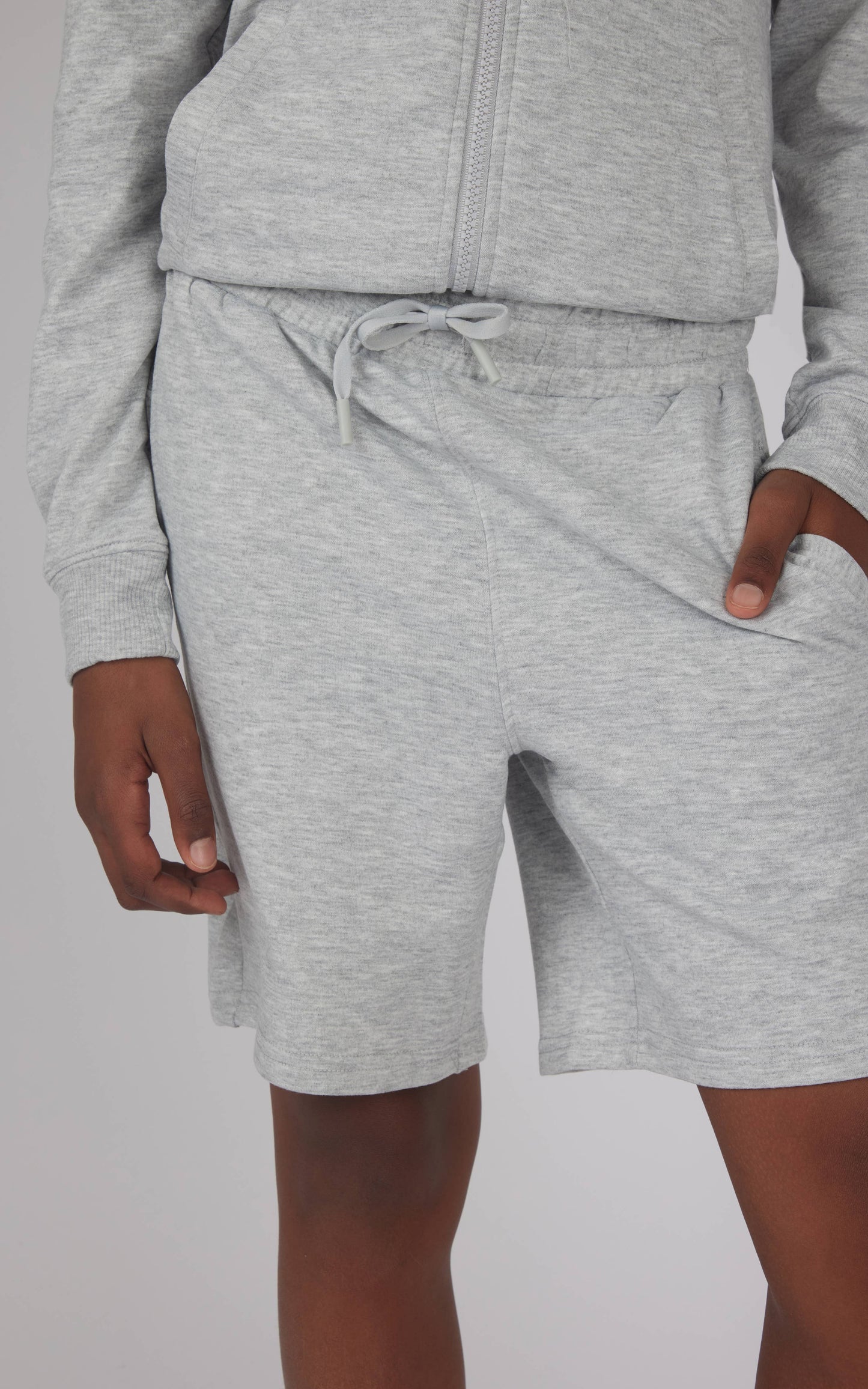 Boys Brushed Terry Lounge Short with Side Pockets