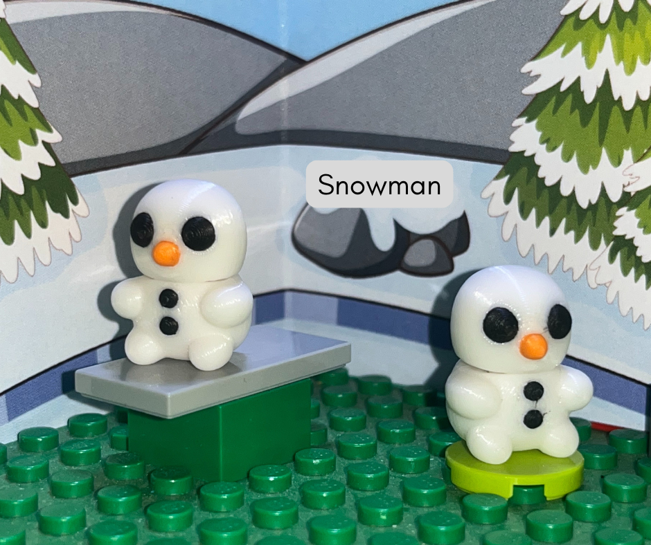 Snowman Fidget Friend - Includes Play Scene