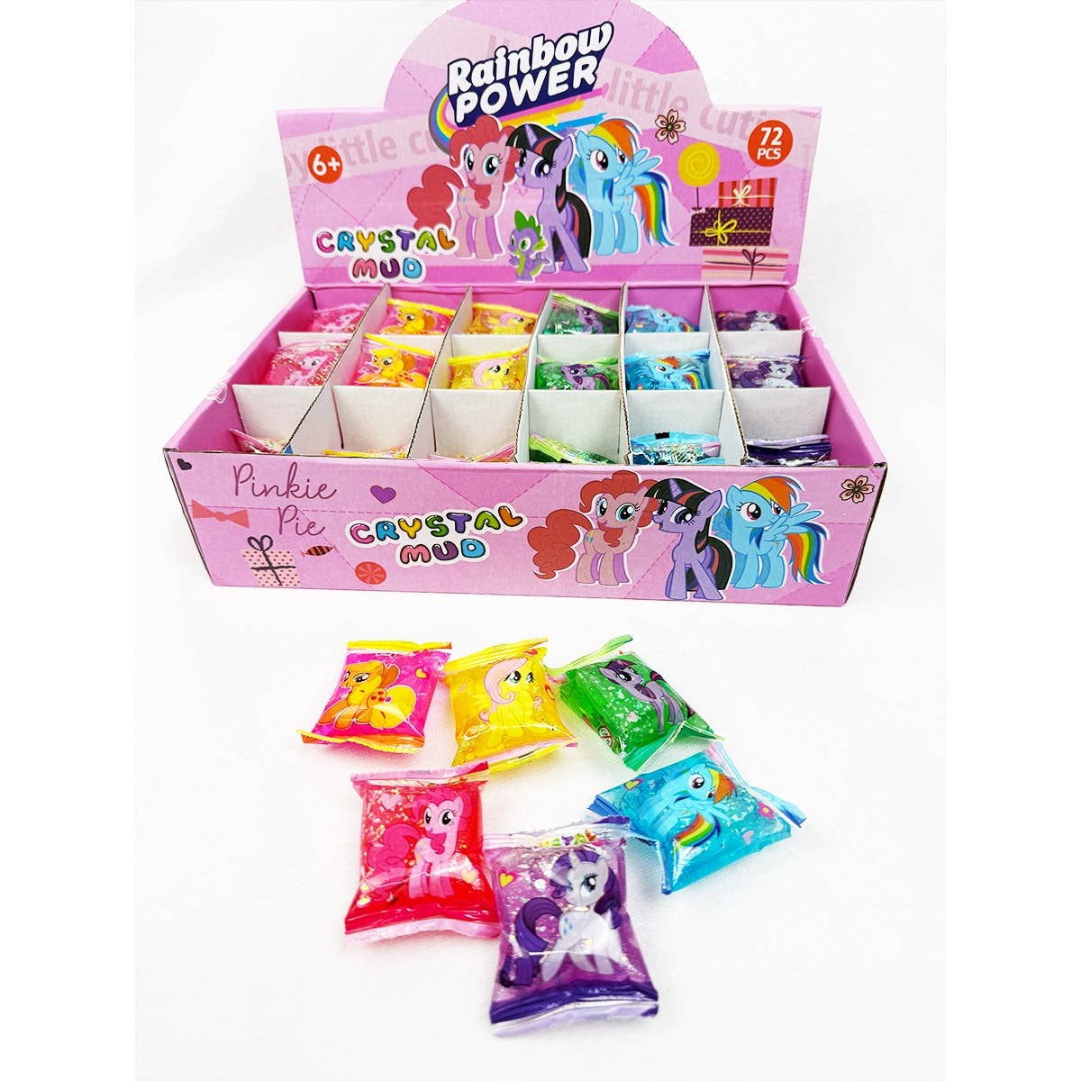 Rainbow Power Pocket Size Crystal Mud Slime