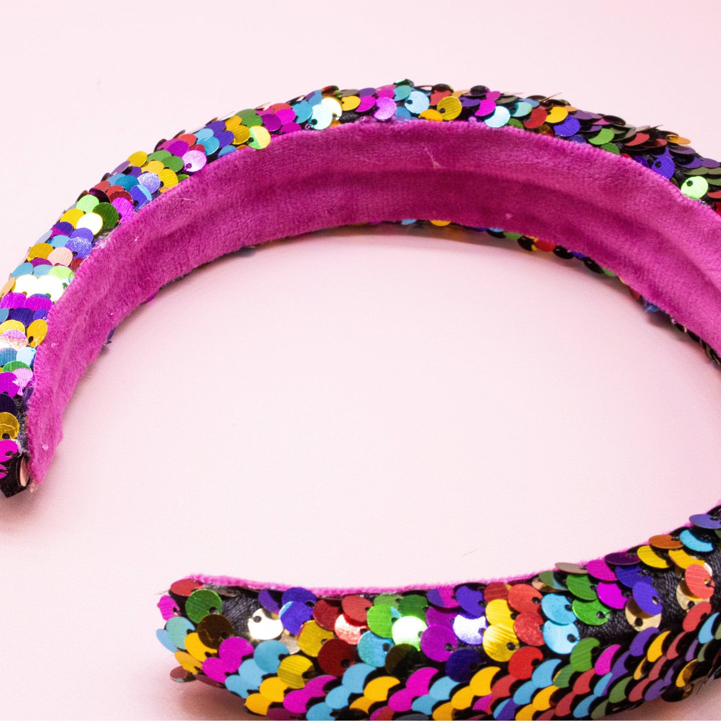 Reversible Sequin Headband - Kids Padded Hair Band