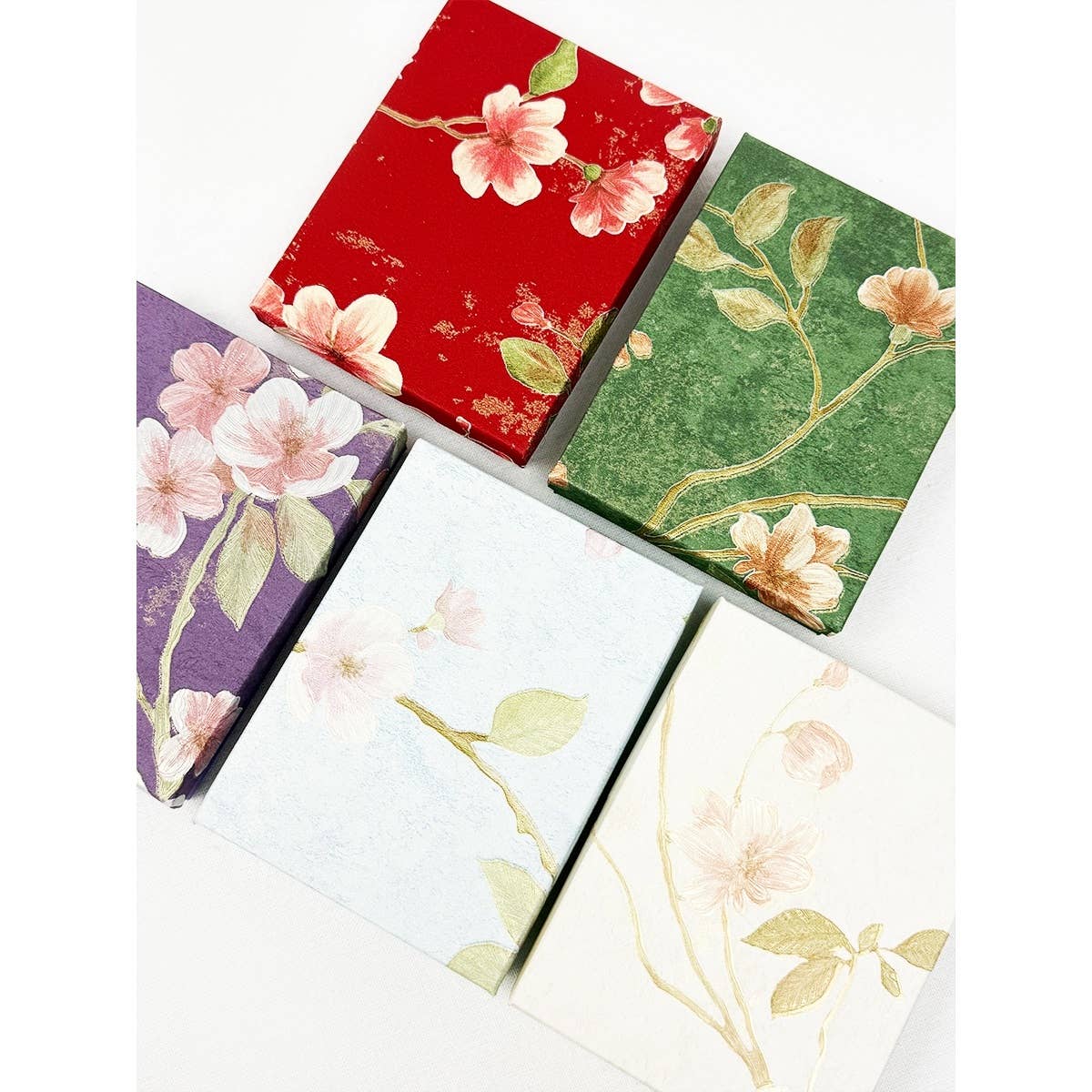 Elegant Floral Jewelry Gift Box Set