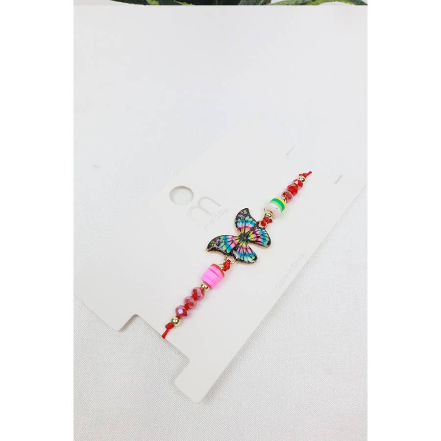 Butterfly String Adjustable Bracelet