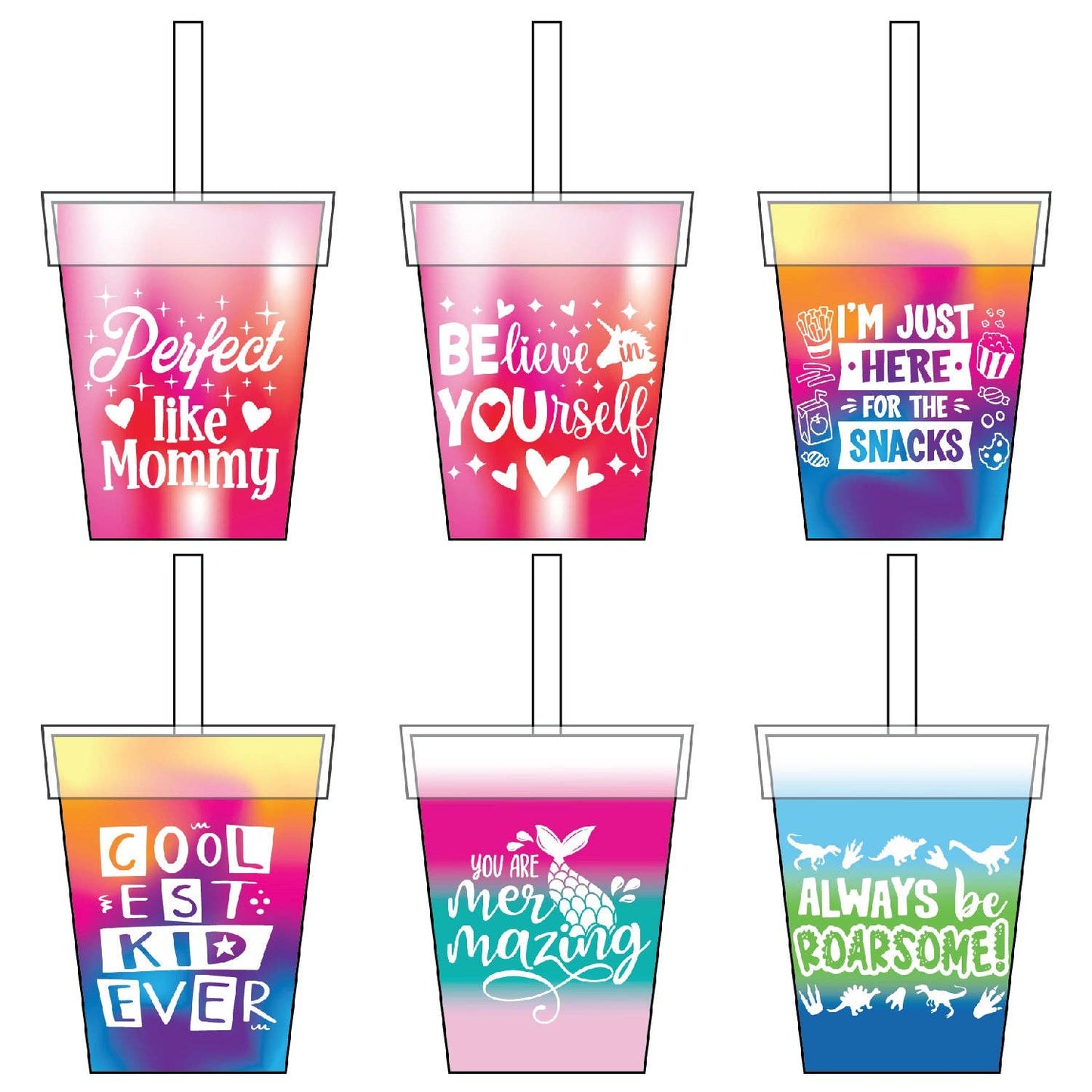 Roughneck Kids Toddler 8oz Silicone Super Cups - 6/Display