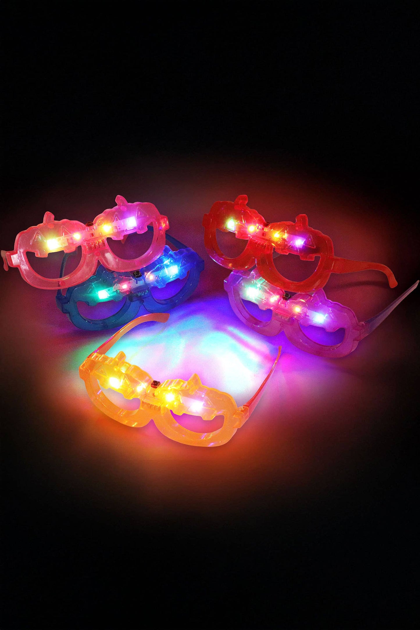 Halloween Pumpkin Translucent Led Light Glasses