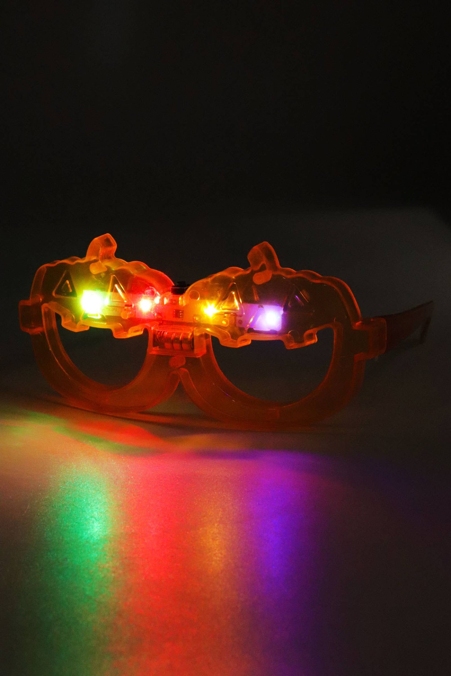 Halloween Pumpkin Translucent Led Light Glasses