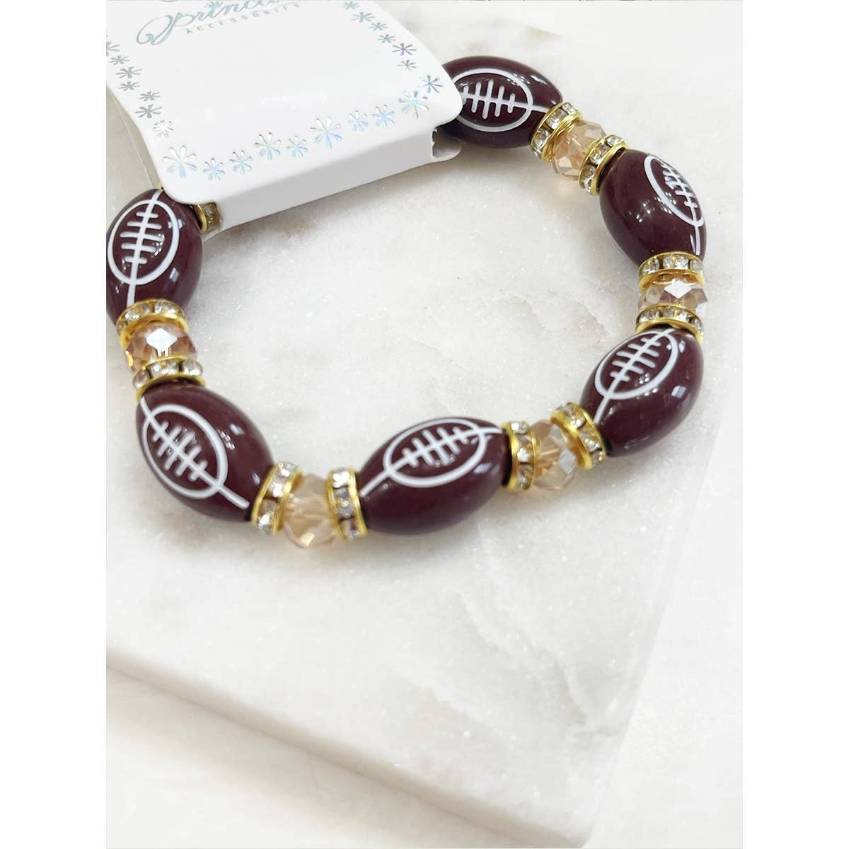 Sports Theme Stretch Bracelet