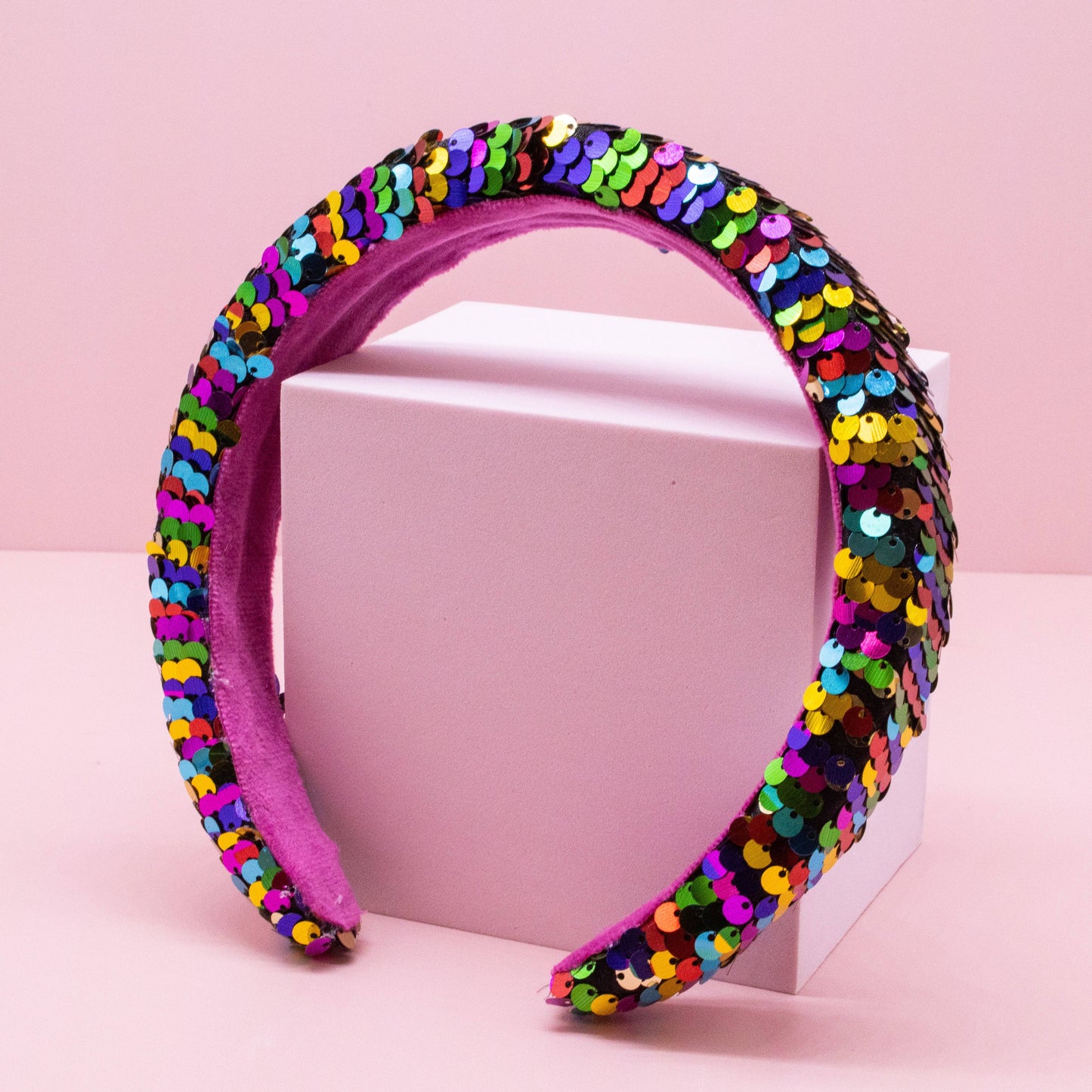 Reversible Sequin Headband - Kids Padded Hair Band