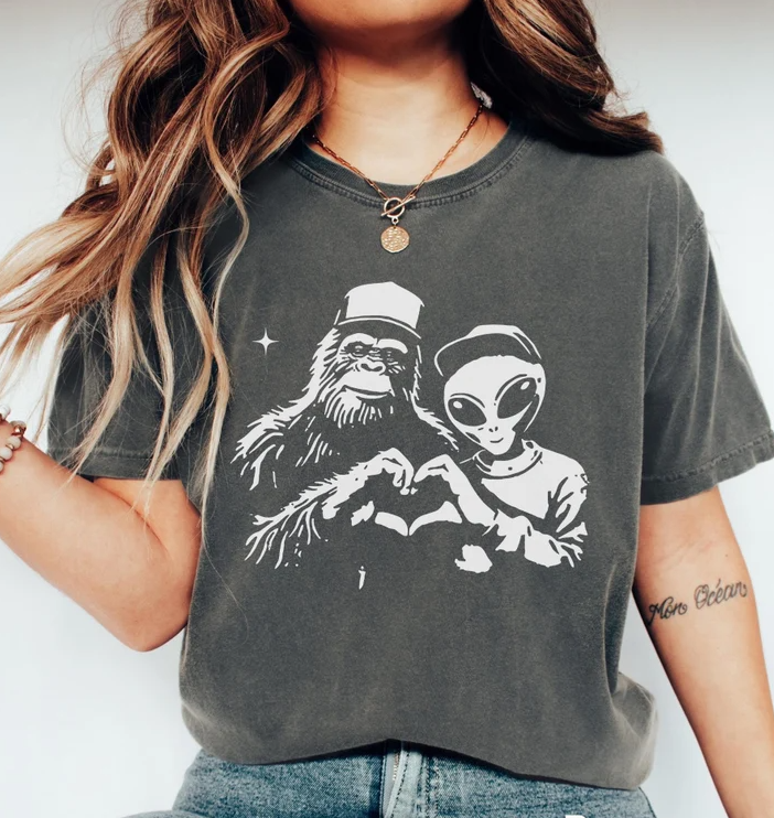 Bigfoot Alien Shirt