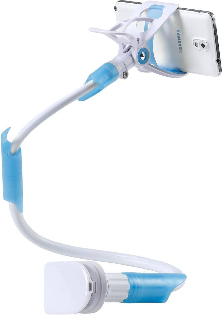 Cell Phone Clip Holder With Rotating Flexible Arm