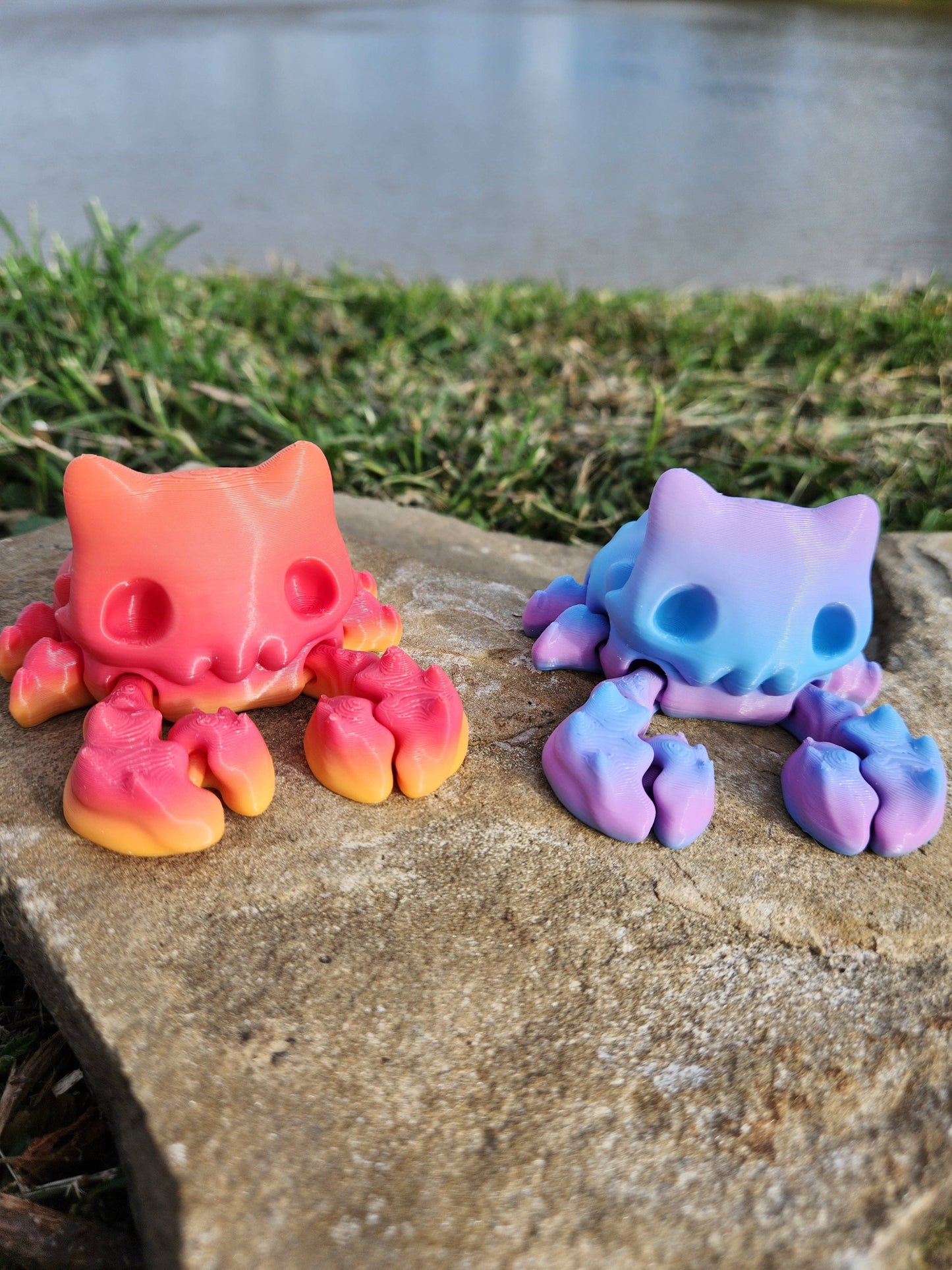 Skelly Crab- Unique 3D Printed Sea Creature