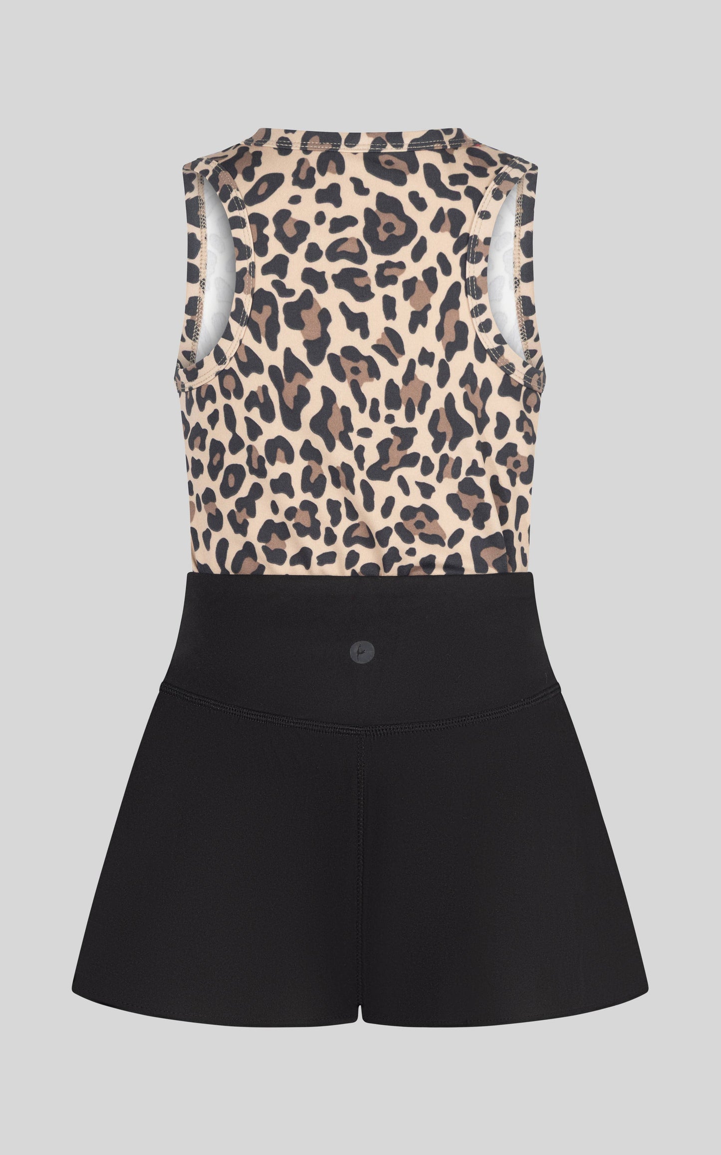 Little Girls Printed Tank and Crossover Shorts Set