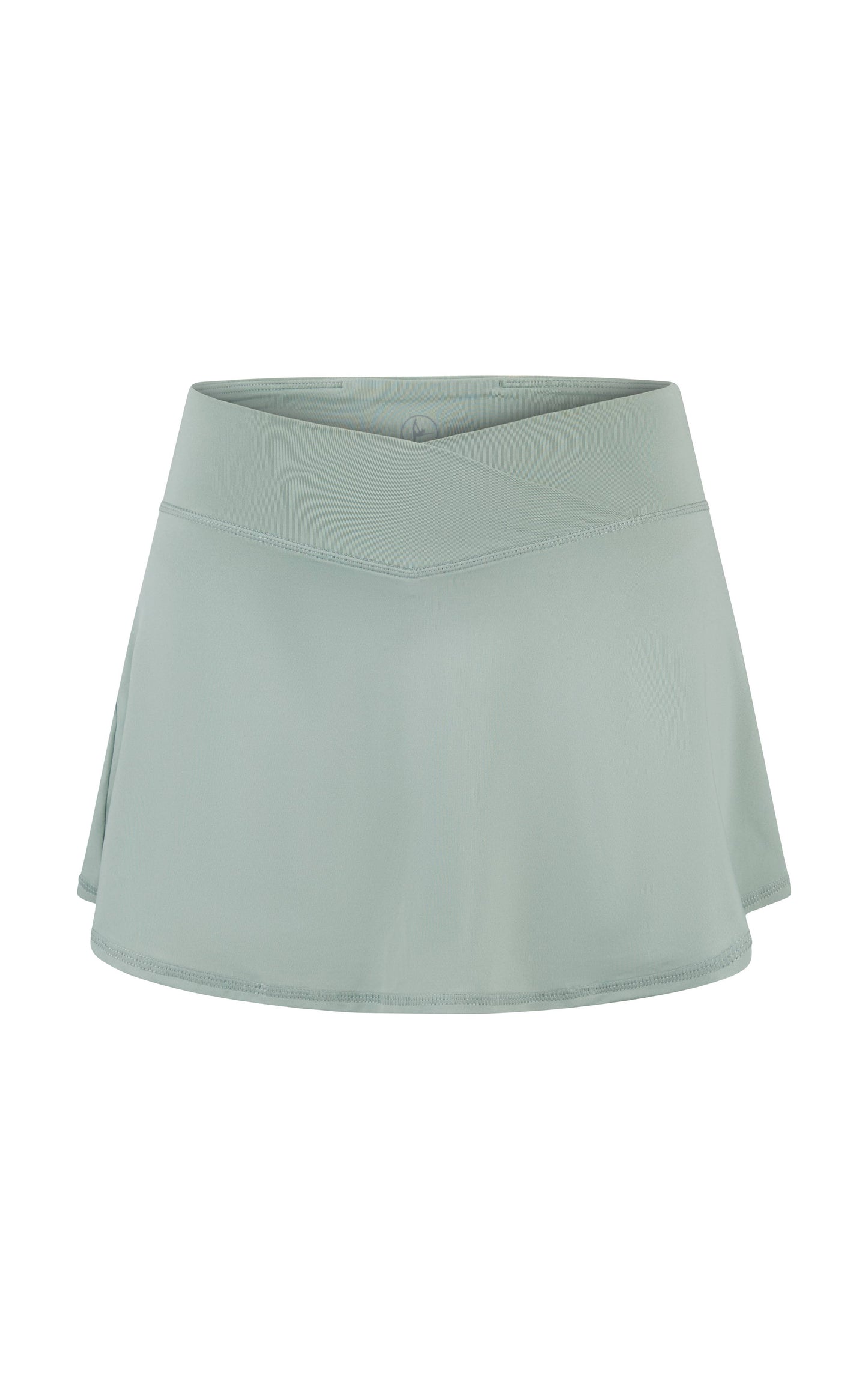 2 PC Pack - Girls Crossover Waistband Tennis Skirt (Skort)
