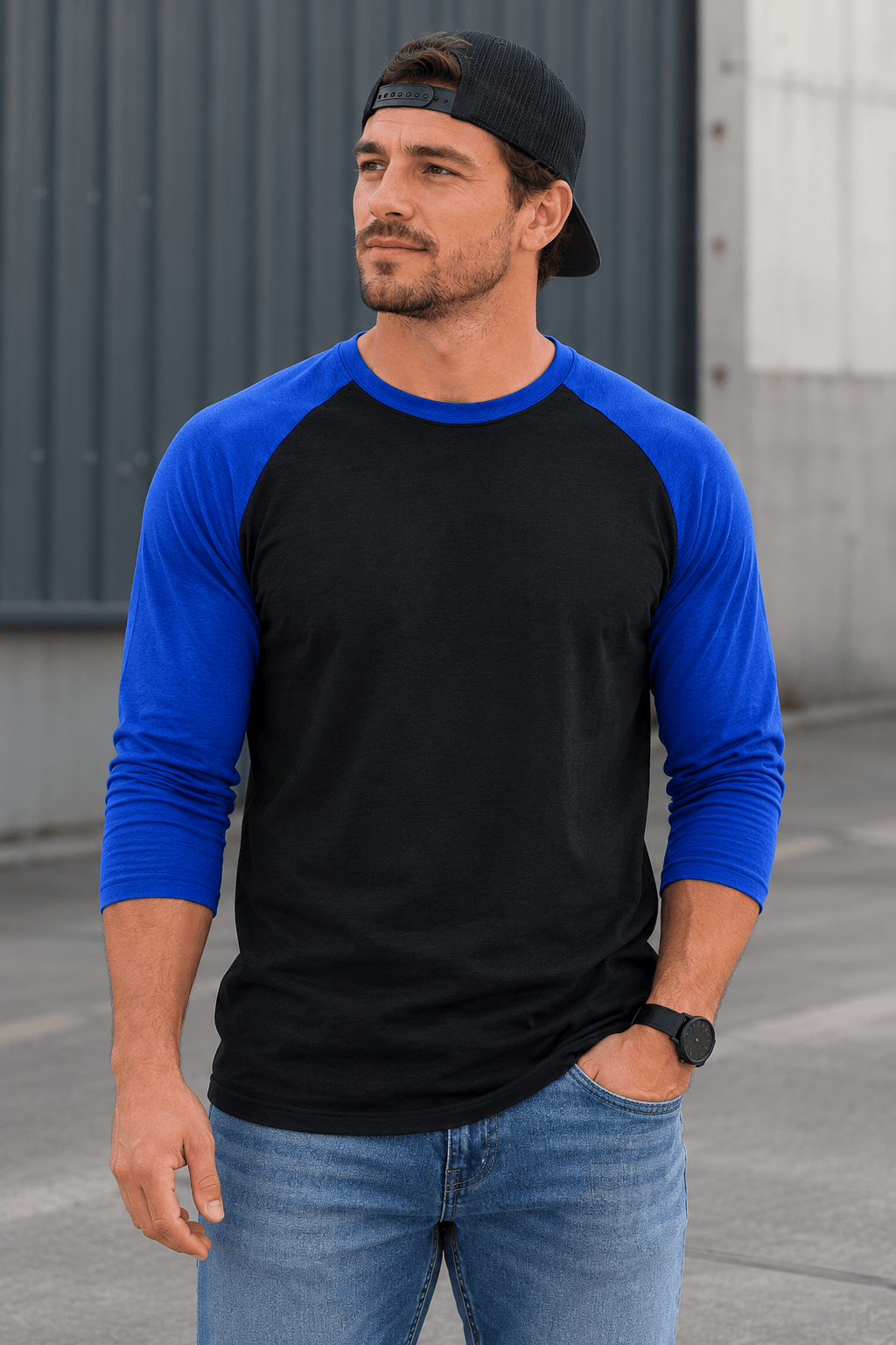 Adult 3/4 Sleeve Raglan Baseball Tee | 35+ Colors