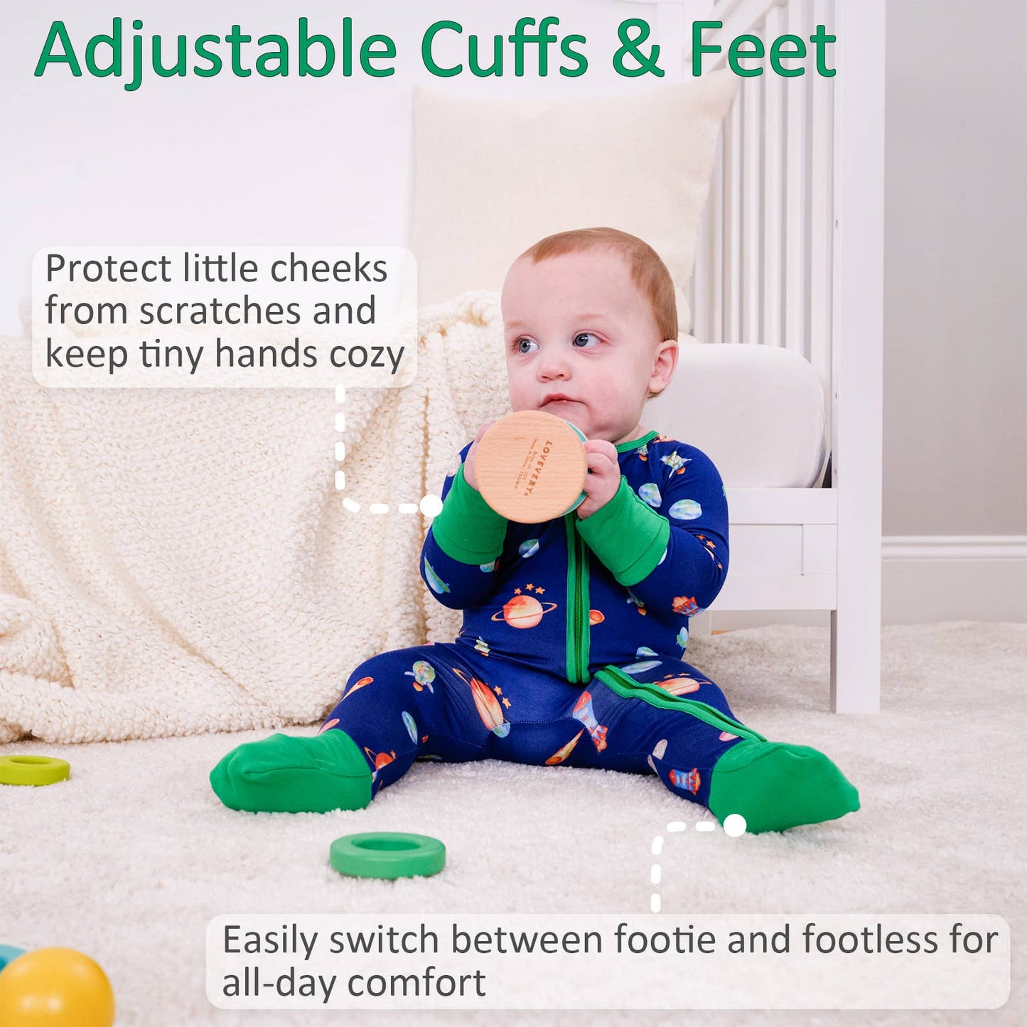 Bamboo Baby Convertible Zipper Pajama And Beyond